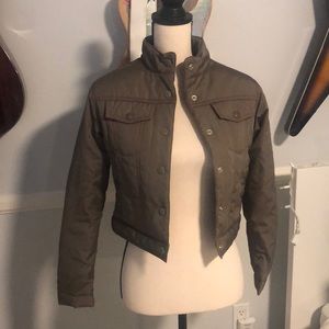Nike • Brown and Scarlett button-up snow jacket